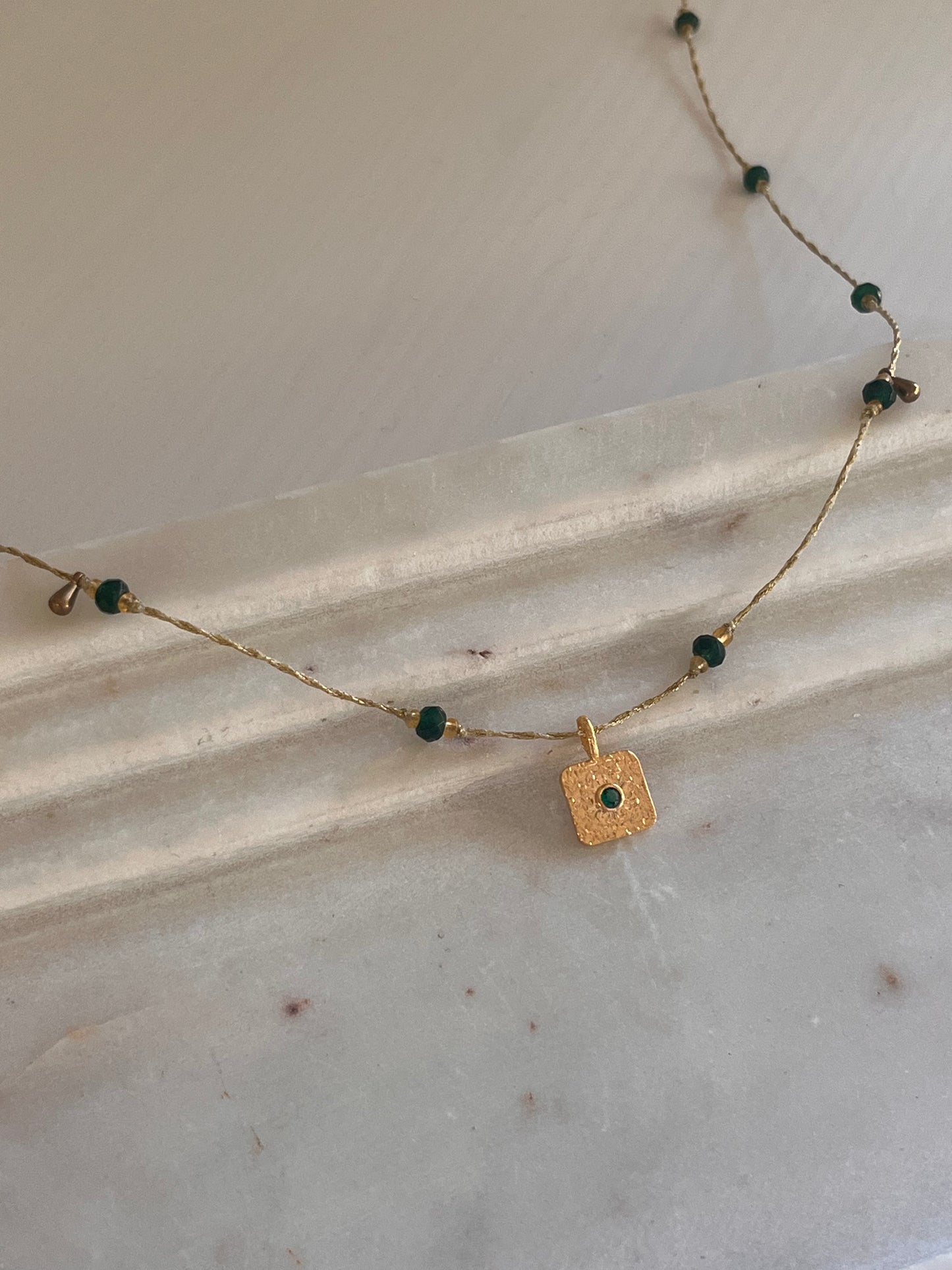 Demeter Necklace - Thread and Stone Jewellery