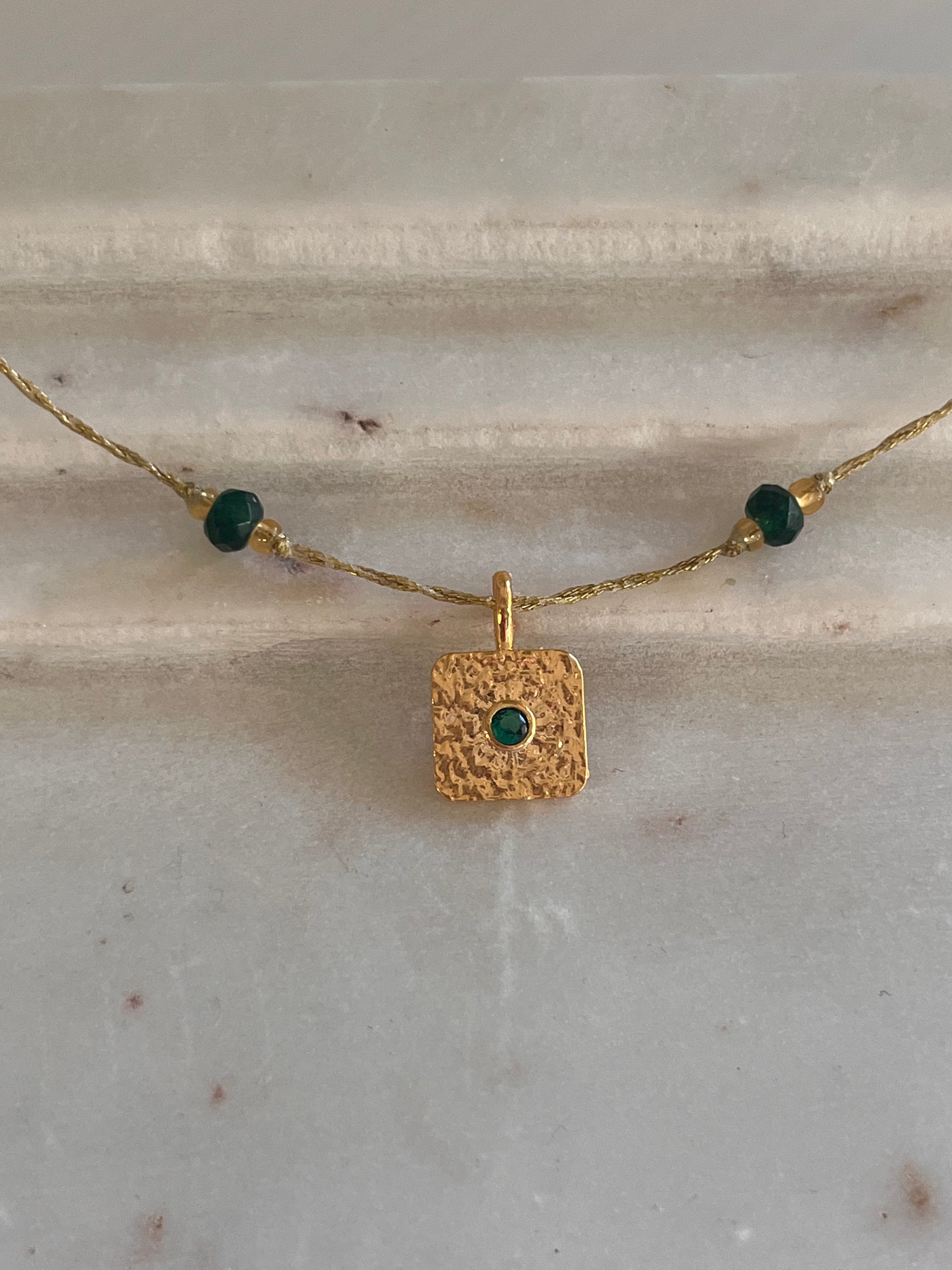 Demeter Necklace - Thread and Stone Jewellery